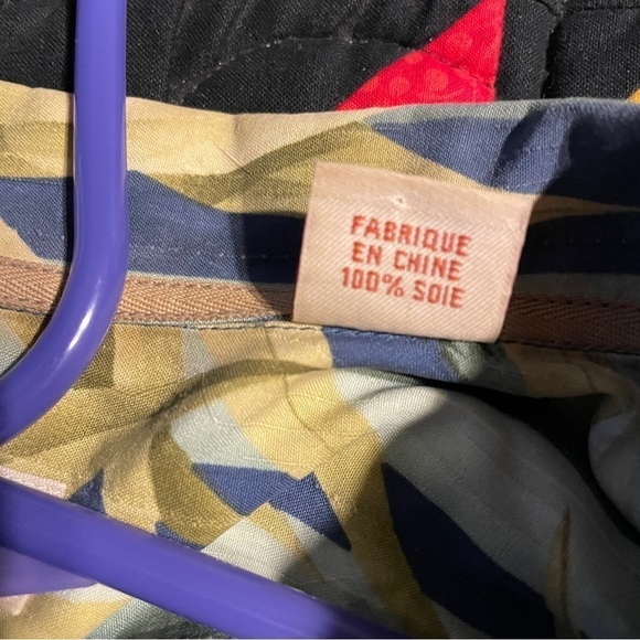 Silk Tommy Bahamas Print lead Shirt - Picture 6 of 7